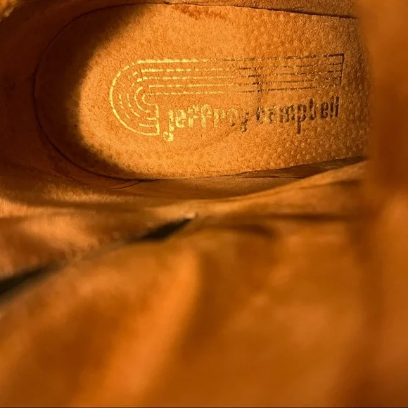 Jeffrey Campbell boots with Gold buckles. Size 7. Excellent condition! - Picture 11 of 14